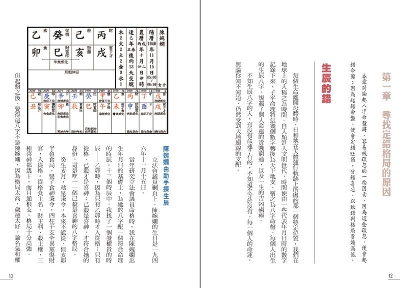 點算八字格局
