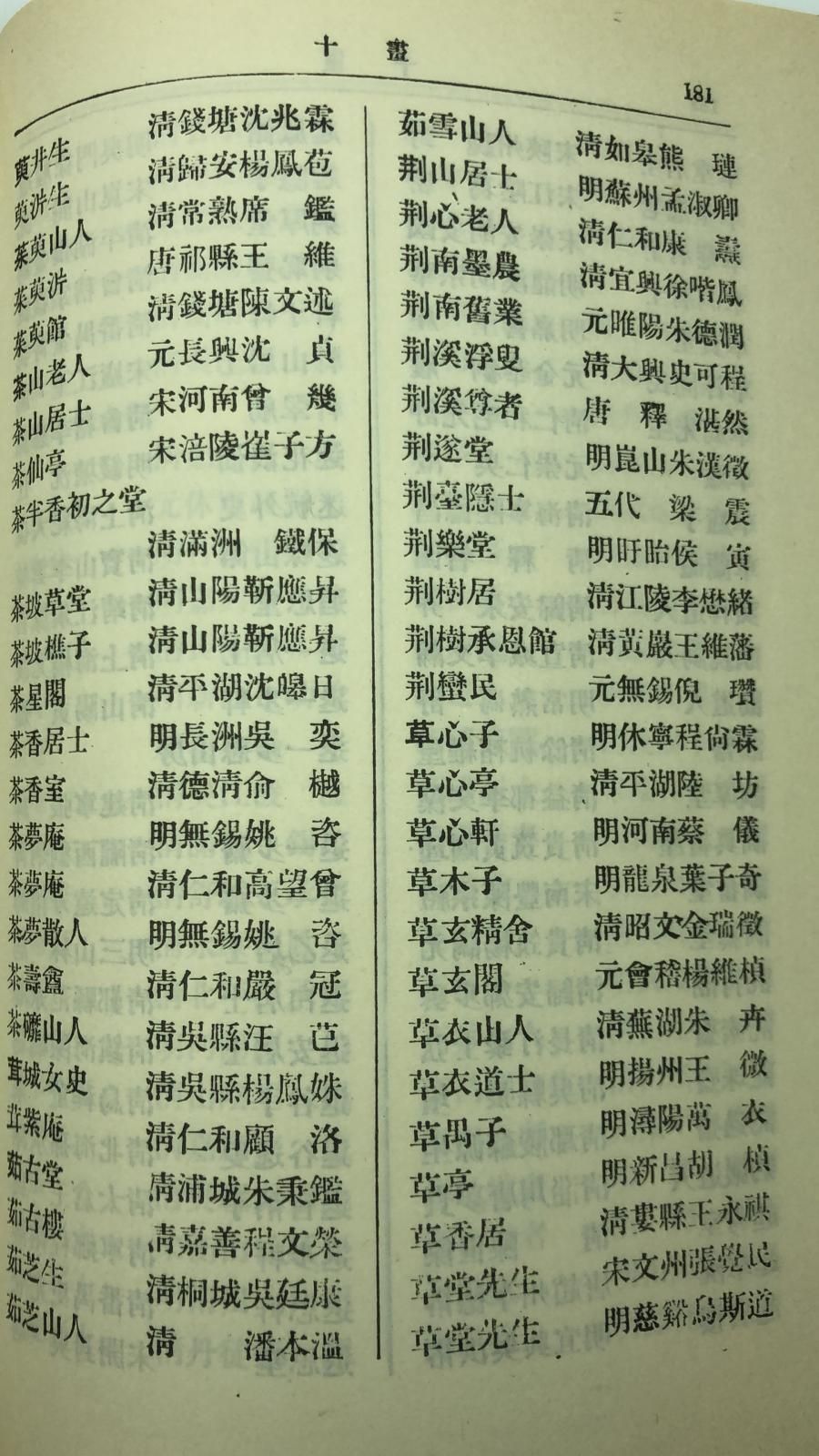 別署居處名通檢(精一冊)絕版書