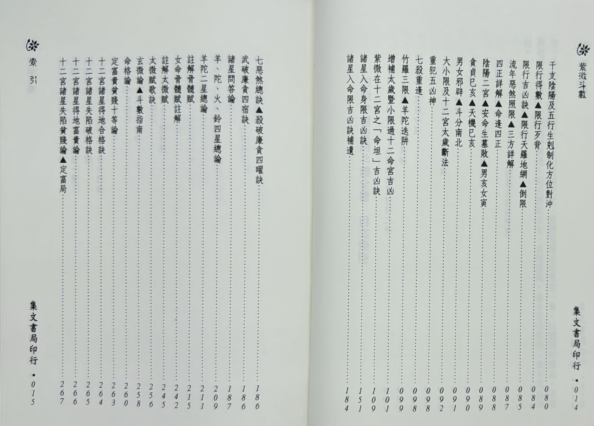 紫微斗數全書〈正宗占星術〉